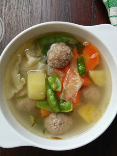 Foto resep Sop bola daging