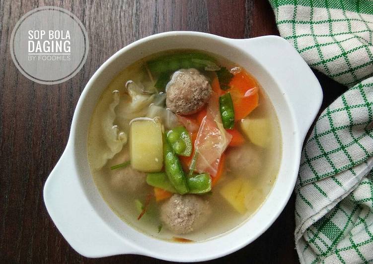 Resep Sop bola daging, Bikin Ngiler