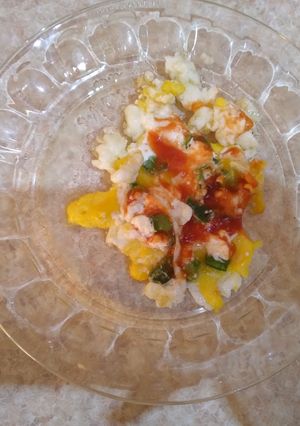 عکسی از دستور پیتزای تخم مرغ 🍕🍕🥚🥚🍳🍳