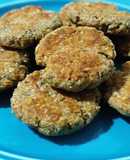 Galletitas de avena, queso y tomillo