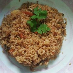 A picture of Veg fried pulav.