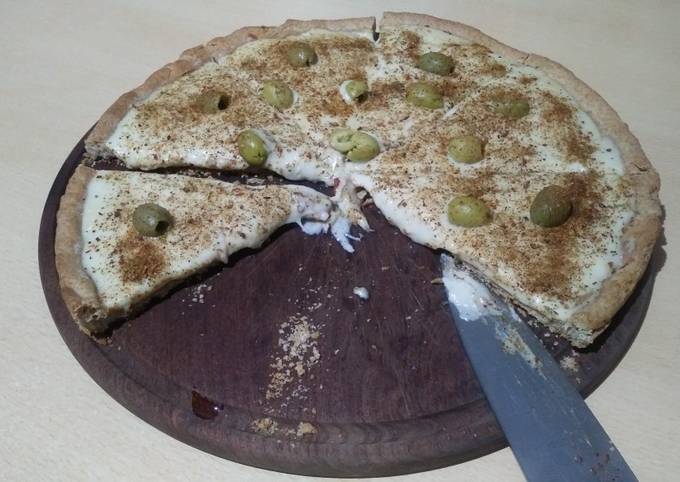 Pizza casera, a la piedra Receta de Octavio Loiso- Cookpad