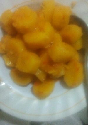 A picture of Banana stewed#authormarathon#.