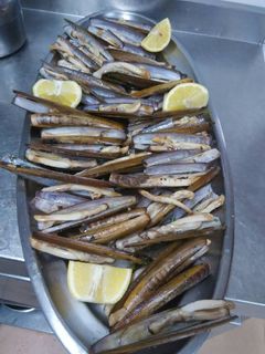 Una foto de Navajas a la plancha
