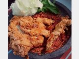 Ayam geprek crispy