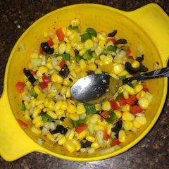 A picture of Corn salad.