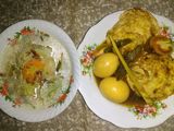 Sayur Tumis taoco dan telur kecap
