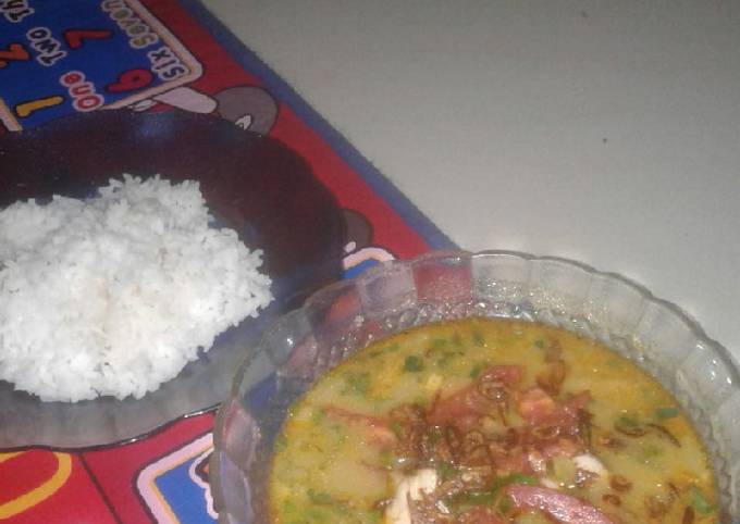 Soto ayam betawi ala dapur mama anin 😋👍