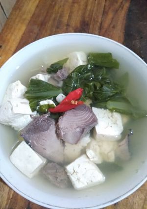 Foto resep Sup cakalang sawi tahu