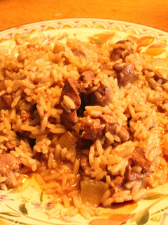 Una foto de Arroz con menudos