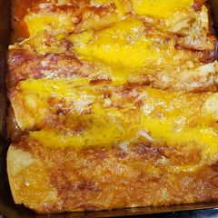 Mindless Chicken enchiladas A picture of Mindless Chicken enchiladas.