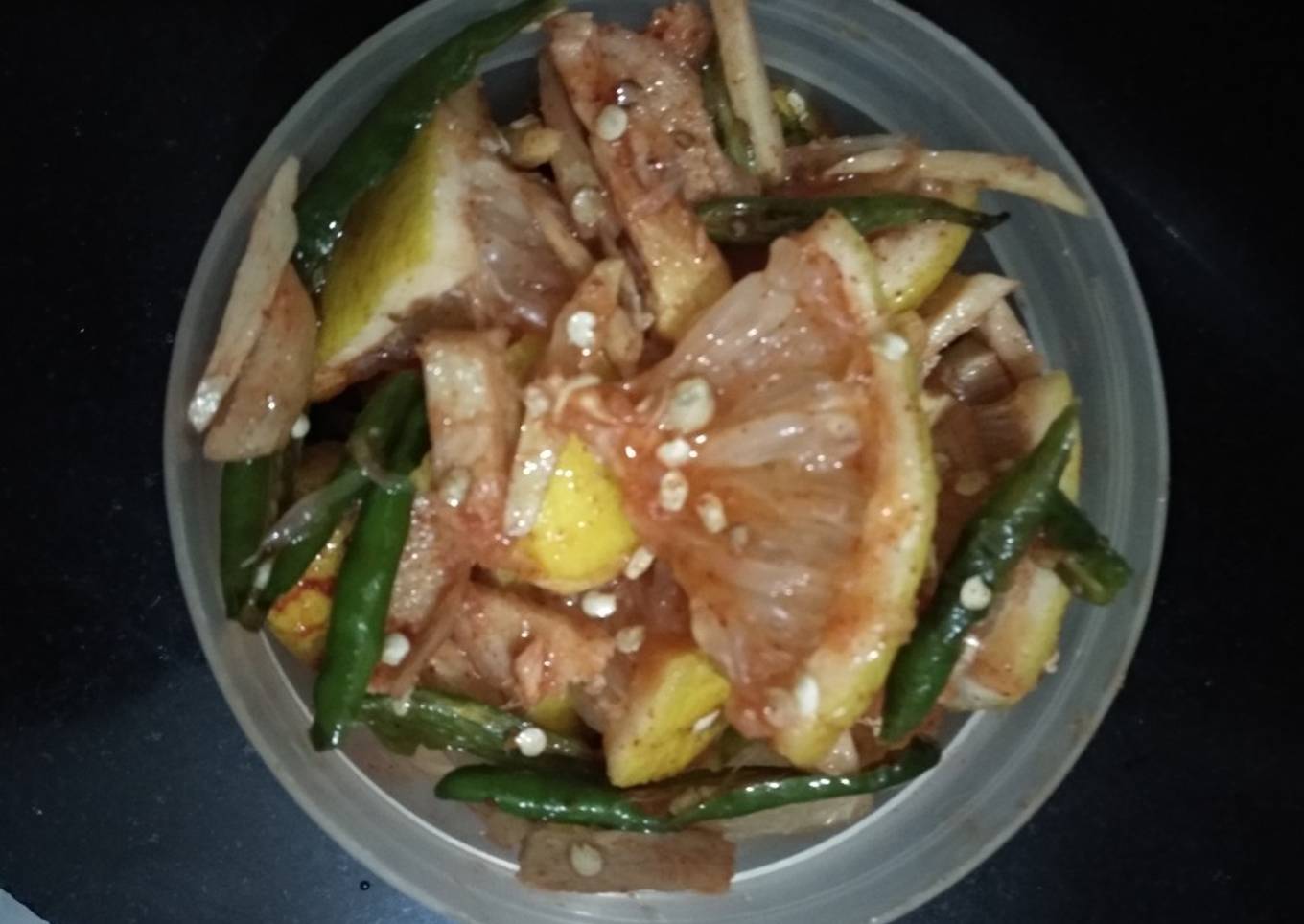 Galgal adrak green chilli ka achar