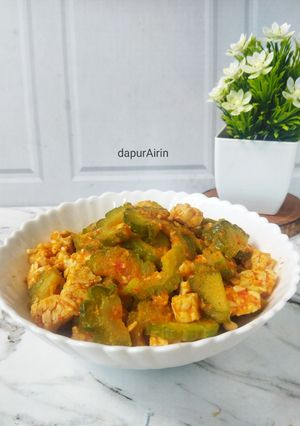 Foto resep Tumis pare tempe