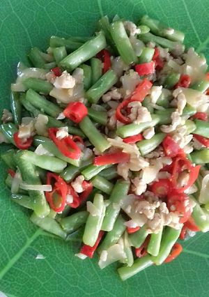 Foto resep Cah buncis bawang putih