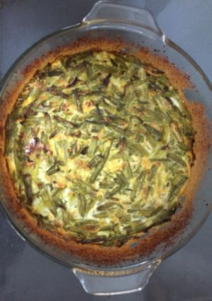 Una foto de Tortilla de verdes (chauchas, zucchini o lo que haya sobrado)