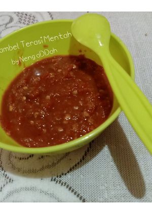 Foto resep Sambel Terasi Mentah