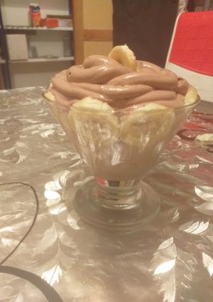 صورة لوصفة موس النوتيلا والبنان 😋