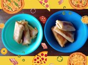 Una foto de pizza con tortillas