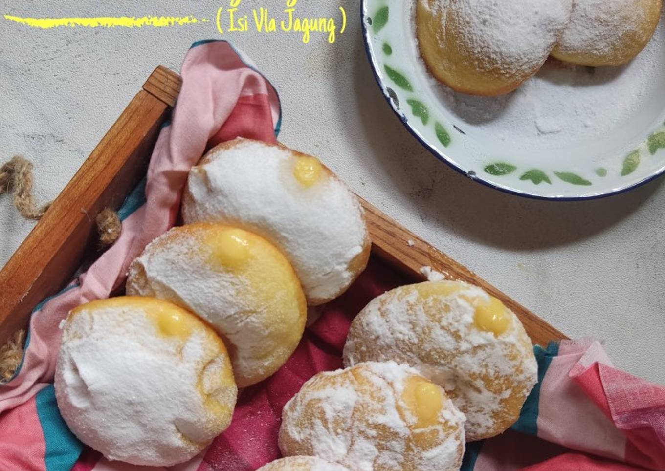 Bombolini Jagung (Isi Vla Jagung)