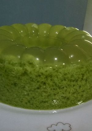 Foto resep Puding lumut pandan