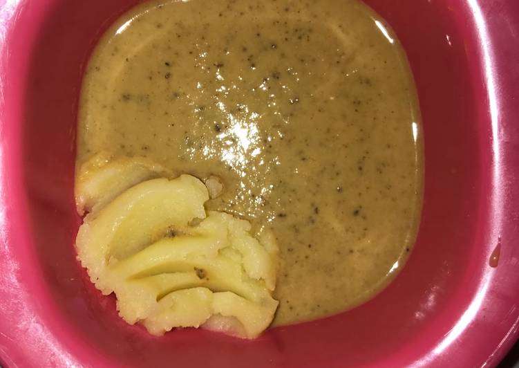 Cara Memasak Mashed Potato with Fried Heart Mpasi 7m+ yang Enak