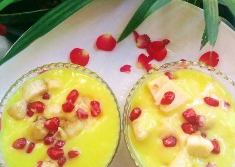 Fruit custard