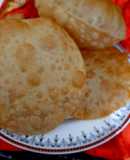 Simple whole wheat flour Puri