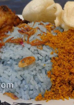 Foto resep Nasi Uduk Biru