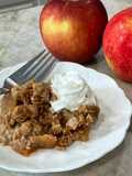 Apple Crisp with Oat Crumble Topping