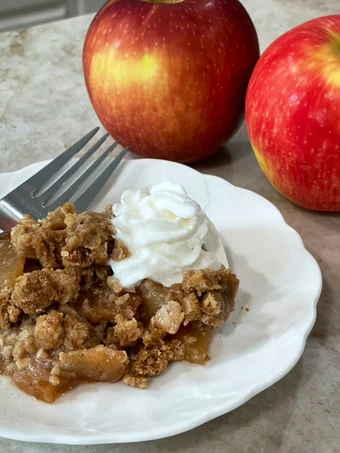 Easy Way Make Apple Crisp with Oat Crumble Topping which Delicious