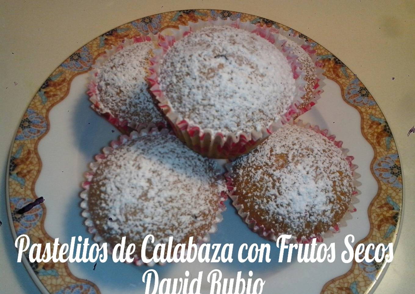 Pastelitos de calabaza con frutos secos