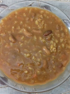 عکسی از دستور سوپ لوبیا و ورمیشل