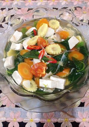 Foto resep Sayur Bening Warna-Warni