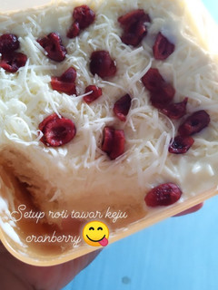 Foto resep Setup Roti Tawar Keju Cranberry