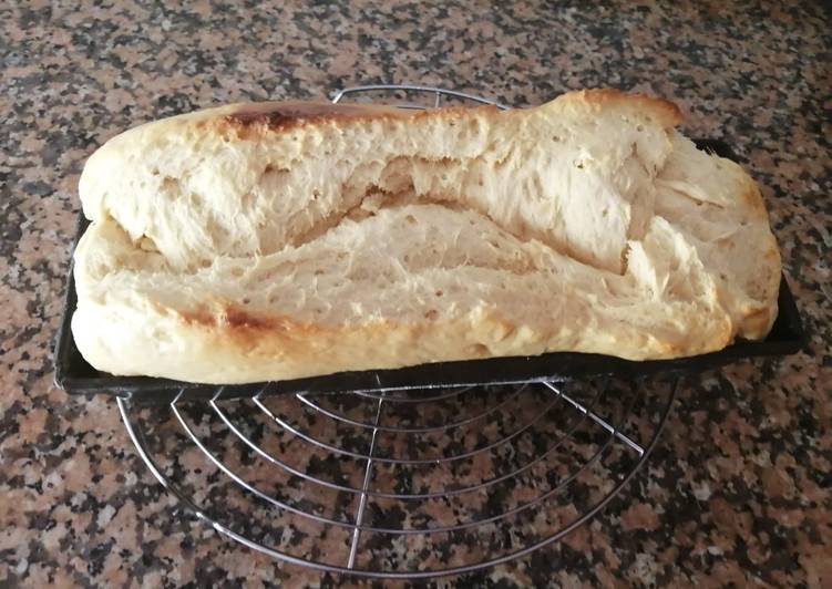 Pan de molde rústico con masa de brioche