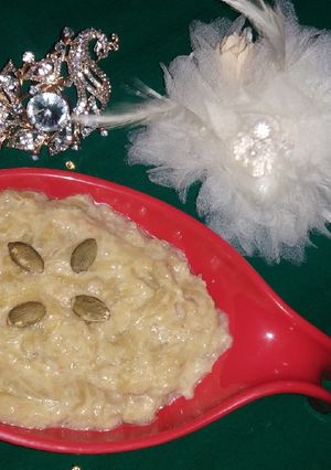 A picture of Lauki halwa.