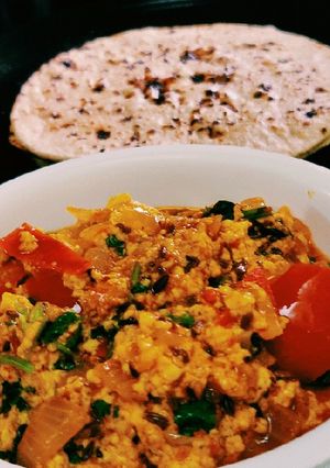A picture of Punjabi Paneer Bhurji.