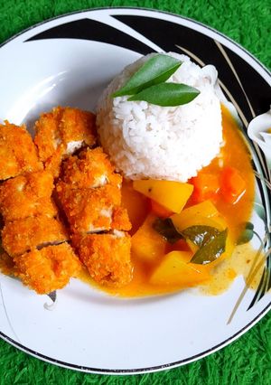 Foto resep Chicken katsu curry