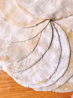 Hình của món 💚 Vỏ Bánh Xếp Mandu Hàn Quốc (Có Dùng Trứng).