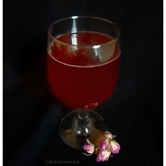 A picture of Rose Sherbet Syrup.