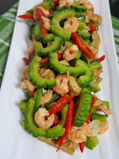 Foto resep Tumis pare udang