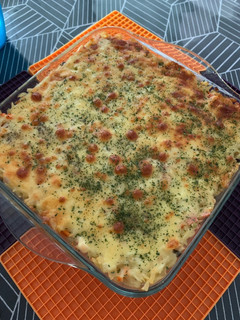 A picture of Baked Orzo Pasta.