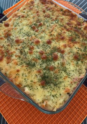 A picture of Baked Orzo Pasta.