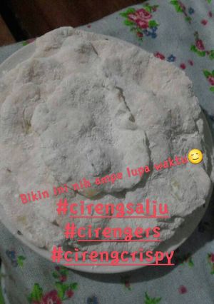 Foto resep Cireng super crispy diluar lembut di dalam aka.Cireng Salju