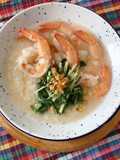 🧑🏽‍🍳🧑🏼‍🍳Thai Khao Tom Goong • Thai Rice Soup with Prawn |ThaiChef Food