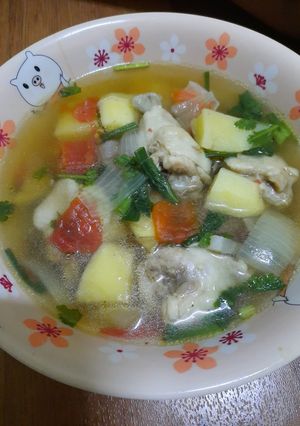 รูปของ ซุปไก่มันฝรั่ง