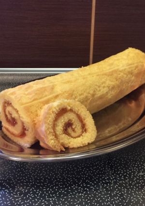 Gluténmentes, tejmentes piskótatekercs rizslisztből recept fotója