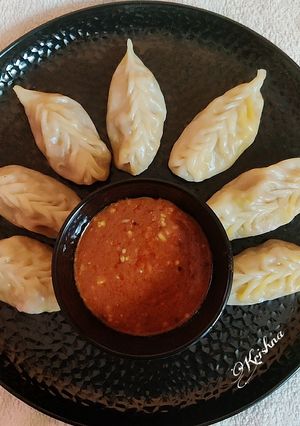 A picture of Veg Momo.