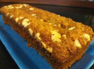 Una foto de Budín de coco y avena (sin harina ni manteca)