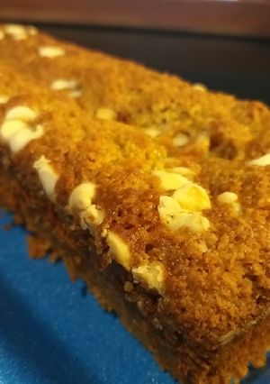 Una foto de Budín de coco y avena (sin harina ni manteca)